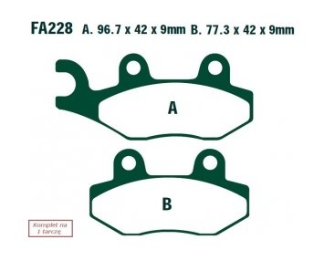 fa228 Τακάκια FA228 FEDERAL - Image 1